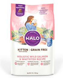 Halo Kitten Recipe Holistic Grain Free Wild Salmon & Whitefish Recipe